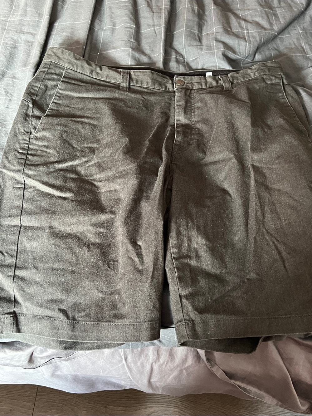Volcom True To This Hybrid Chino Shorts Mens Size 38 Gray Stretch Casual - Picture 4 of 5